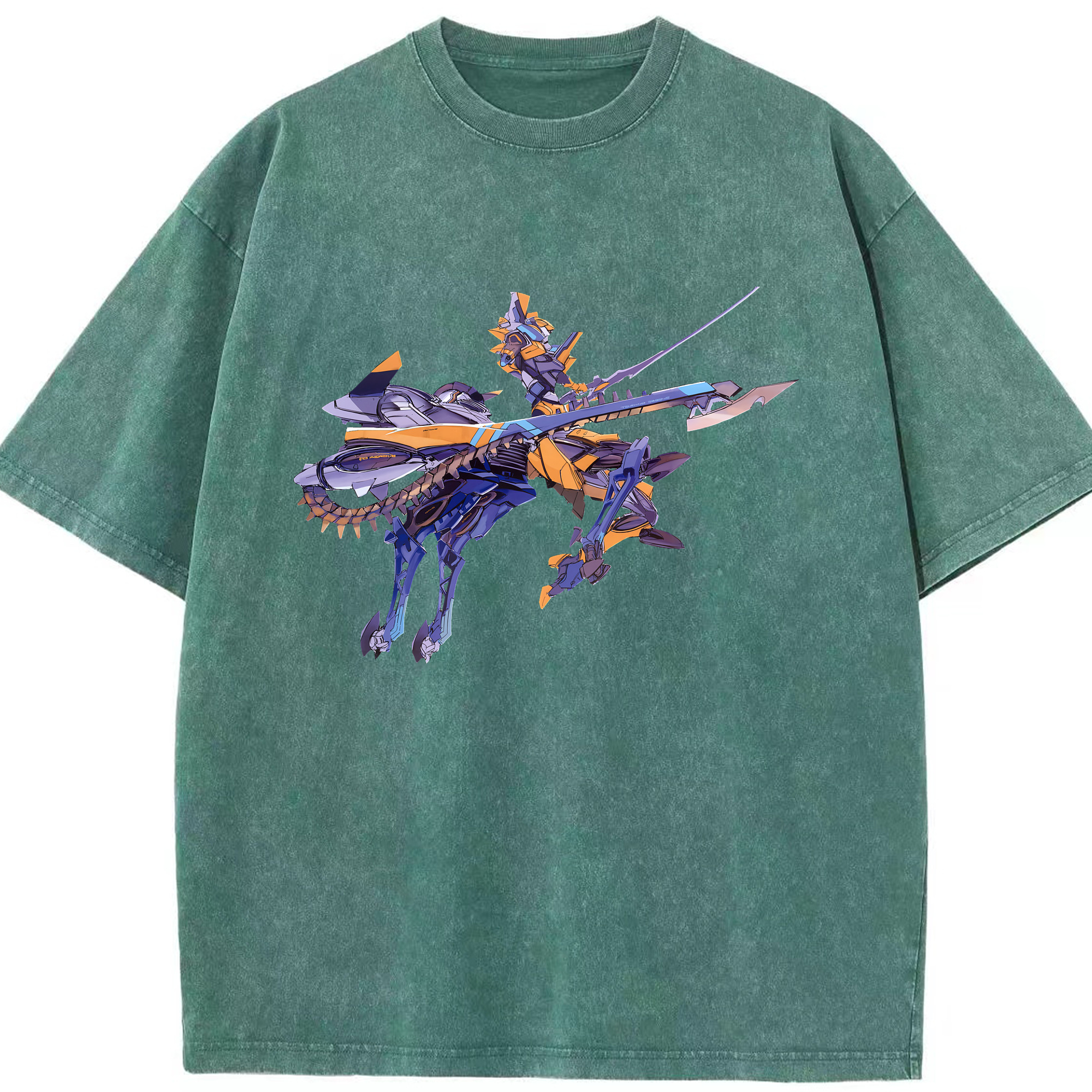 （画像用） EVA 新世紀エヴァンゲリオン 綿100% ヴィンテージ風 半袖Tシャツ（フロントプリント）